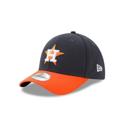 Black Houston Astros Hat - New Era MLB Team Classic 39THIRTY Stretch Fit Caps USA4528107